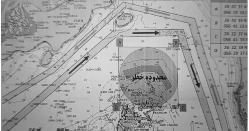 İran ın yayınladığı Hürmüz haritası endişe yarattı Sözcü Gazetesi