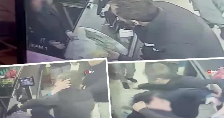 Olayın sebebi akıl alır gibi değil: Kasiyeri saçından tutup kafasını kasaya vurdu