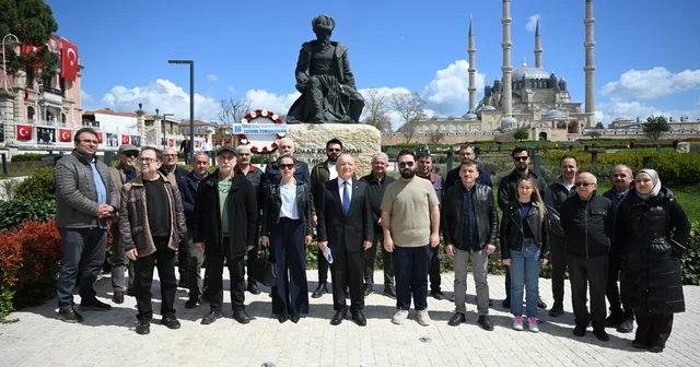 Edirne de inşaat mühendisleri Mimar Sinan ı andı Edirne Haberleri