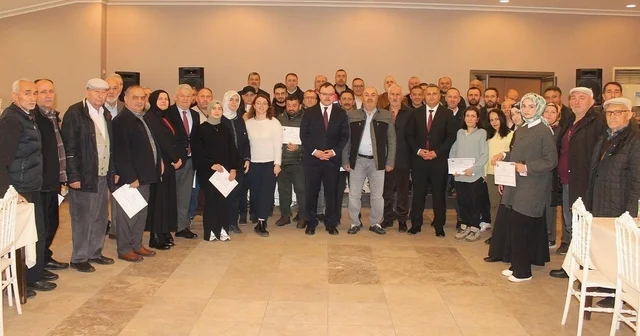 Kaynaşlı da üreticilere sertifikaları törenle verildi Düzce Haberleri