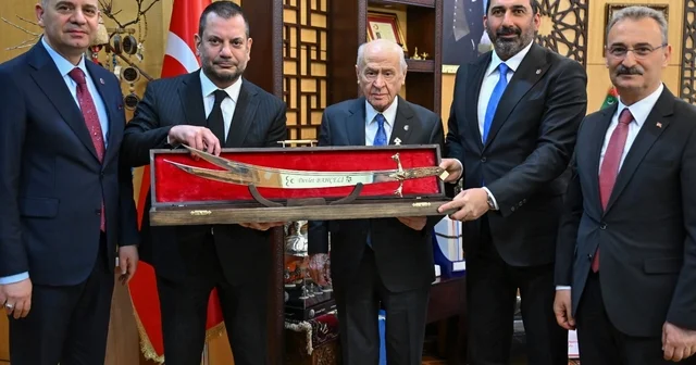 Ertuğrul Doğan dan Bahçeli ye ziyaret Trabzon Haberleri