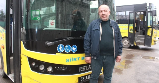 Duyarlı şoför o anları anlattı: Hemen hastaneye yöneldim Siirt Haberleri