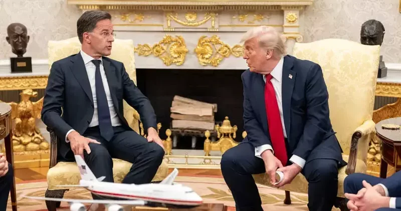 ABD Başkanı Trump, NATO Genel Sekreteri Rutte ile Beyaz Saray da görüştü
