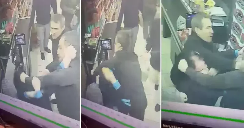 Pendik te poşet nedeniyle tartıştığı kasiyeri yumruklayarak darbetti