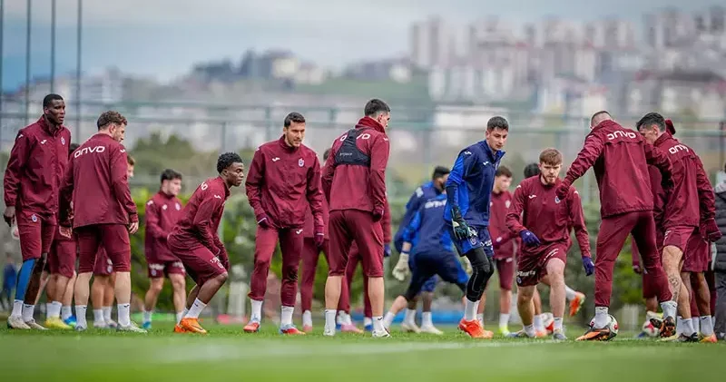 Trabzonspor, Corendon Alanyaspor maçı hazırlıklarını sürdürdü