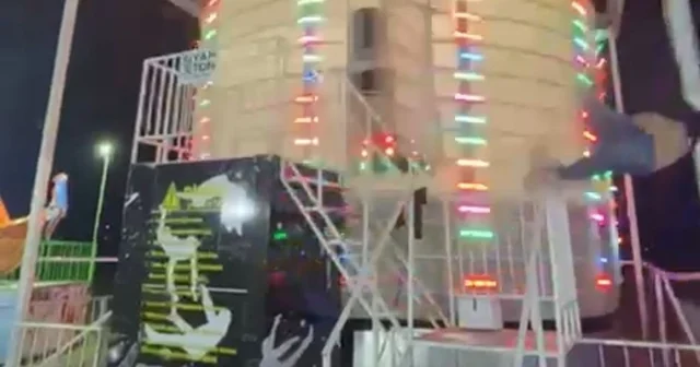 Edirne deki lunapark faciasının dehşet anları kamerada Edirne Haberleri