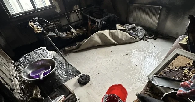 Elektrik konağından çıkan dairedeki yangın söndürüldü Tekirdağ Haberleri