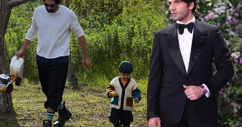 Kaan Urgancıoğlu’ndan oğlu Ardıç’la doğa keyfi
