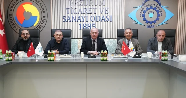 ETSO nisan ayı ikinci olağan yönetim kurulu toplantısı yapıldı Erzurum Haberleri