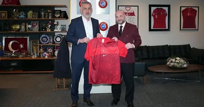 Kırkpınar ağası Ufuk Özünlü, TFF Başkanı Hacıosmanoğlu ve Başkan Vekili Otyakmaz ı ziyaret etti