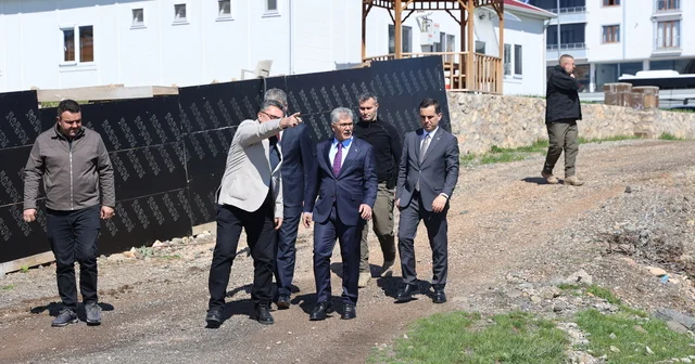 Bingöl Valisi Çelik, Kentpark Projesi inşaatında incelemede bulundu Bingöl Haberleri