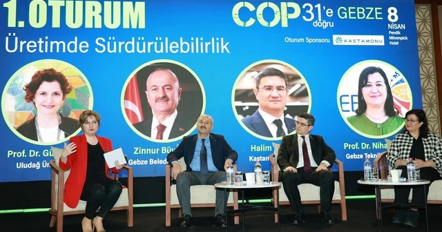 Büyükgöz: 15 yıl önce Gebze de hava kirliliği sorunu vardı ama bugün artık o sorun yok Gebze de COP31 e Doğru iklim ve sürdürülebilirlik konferansı gerçekleştirildi Kocaeli Haberleri