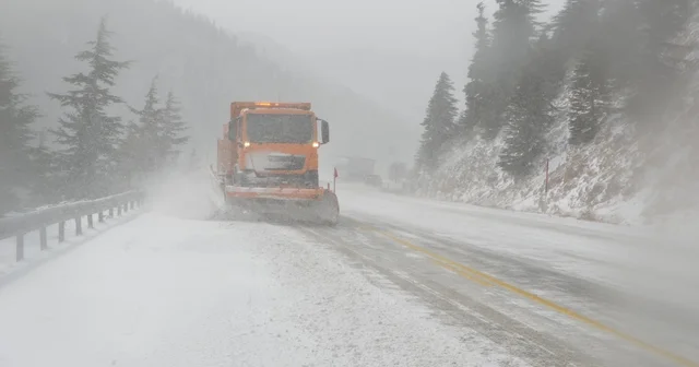 Antalya Konya karayolunda kar yağışı başladı Antalya Haberleri