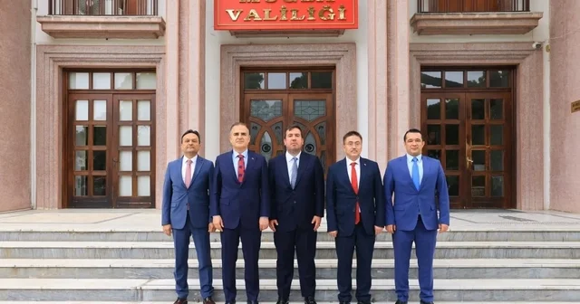 Adalet Bakanlığı heyeti, Vali Akbıyık ile görüştü Muğla Haberleri