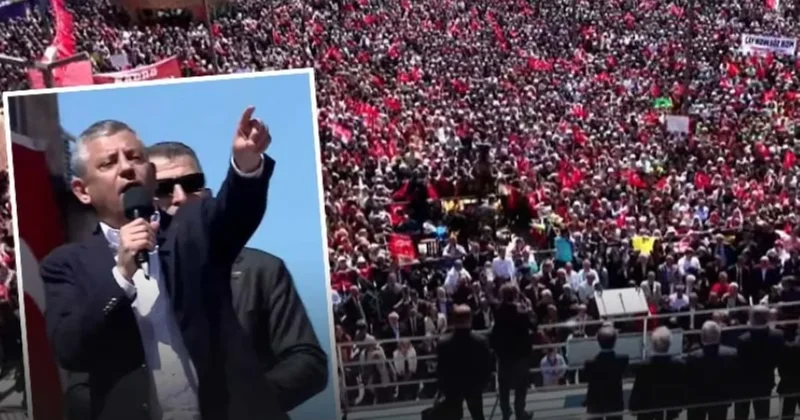 Özel, Erdoğan ın memleketinde kalabalığı gösterdi: Bu iktidar yürüyüşüdür Sözcü Gazetesi