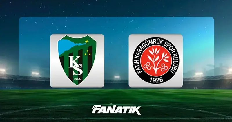 Kocaelispor Fatih Karagümrük maçı ne zaman, saat kaçta, hangi kanalda? (Küme düşme hattı)