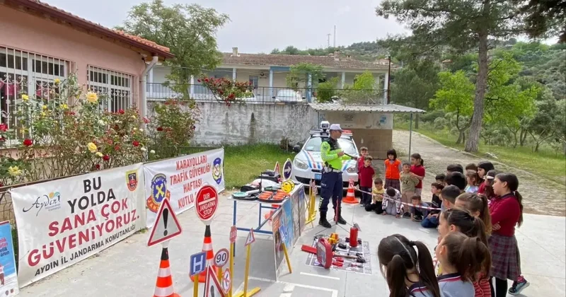 Karpuzlu’da öğrencilere trafik güvenliği eğitimi verildi