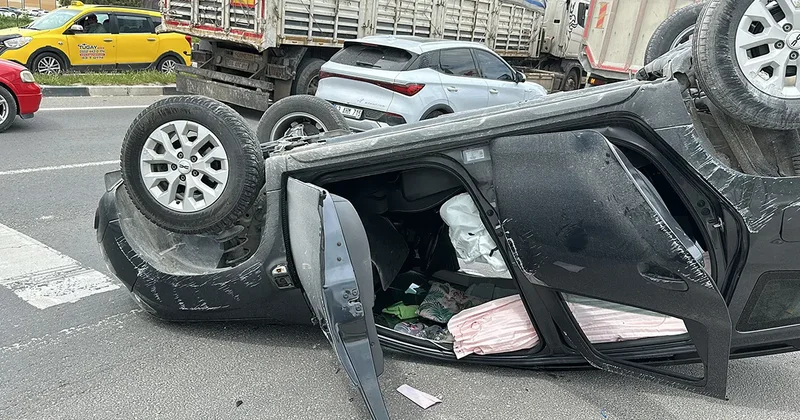 Kütahya da trafik kazası! Yaralılar var