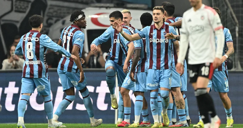 Beşiktaş: 1 Trabzonspor: 2 MAÇ SONUCU (Dev maçta kazanan Trabzonspor)
