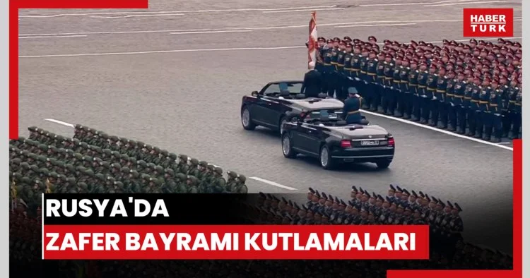Rusya da Zafer Bayramı kutlamaları