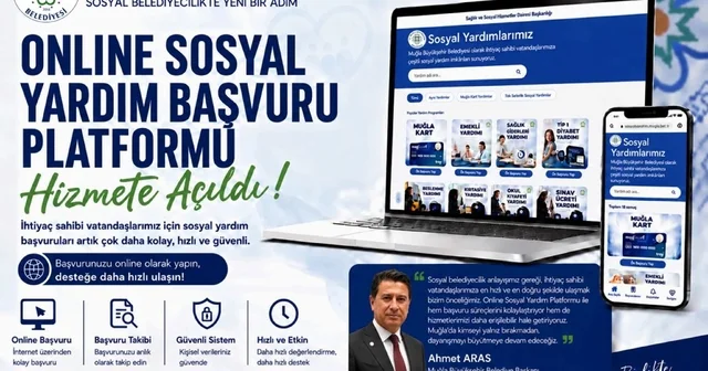 Muğla Büyükşehir sosyal yardım başvurularını dijitale taşıdı Muğla Haberleri