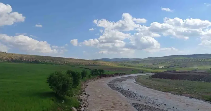 Kilis’te yağışlar ‘Sabun Suyu’nun’ debisini artırdı