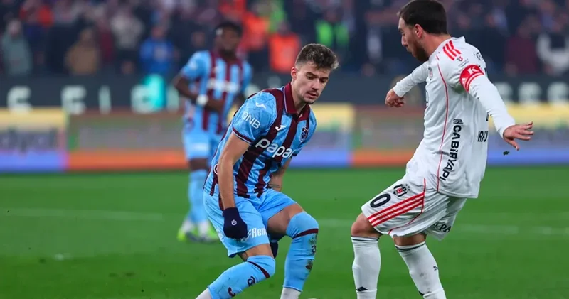 Beşiktaş Trabzonspor maçının ilk 11 leri belli oldu: Sergen Yalçın yedeğe çekti