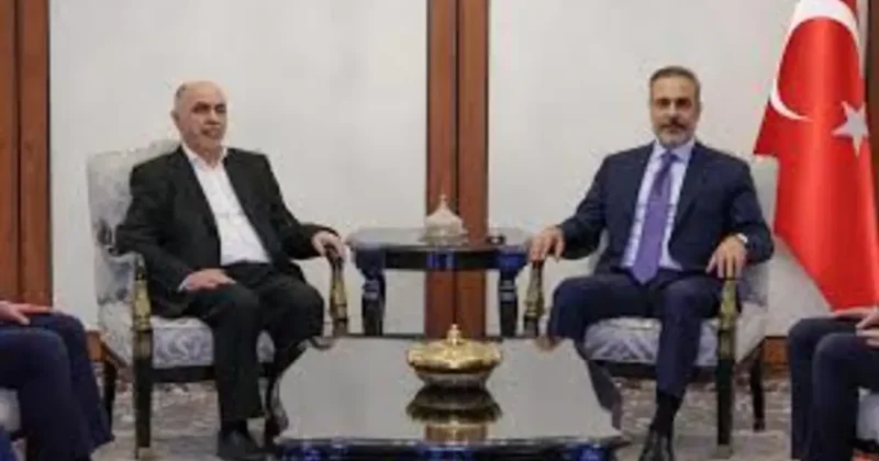 Bakan Fidan, Hamas Şura Meclisi Başkanı Derviş ile görüştü