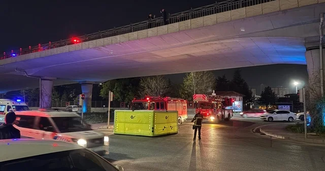 İntihar etmek için köprüye çıkan şahsı polis ikna etti Kayseri Haberleri