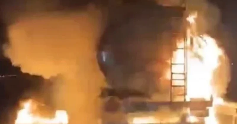 Osmaniye’de otoyolda tanker yangını: Araç küle döndü Osmaniye Haberleri
