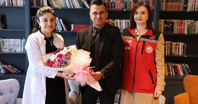 Şehidin eşine ‘Anneler Günü’ ziyareti