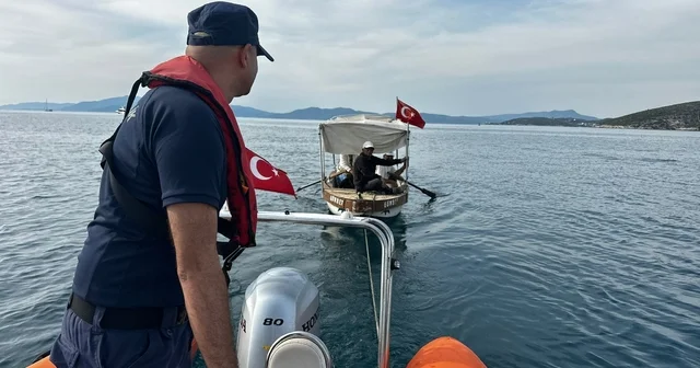 Sürüklenen teknedeki 3 kişi kurtarıldı Aydın Haberleri