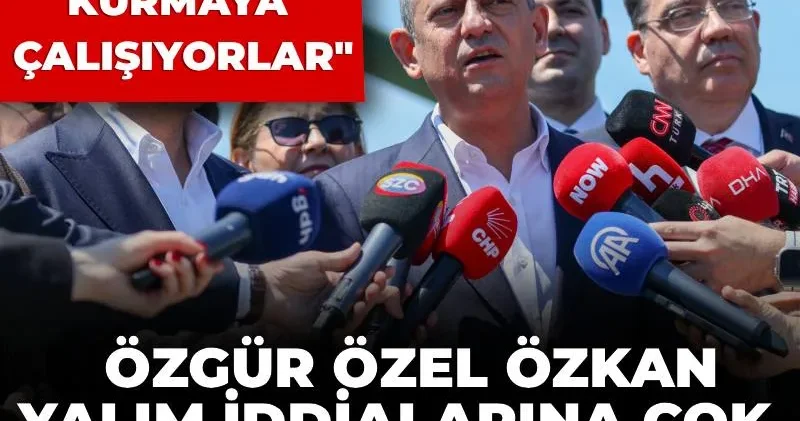 Özgür Özel Özkan Yalım iddialarına çok net yanıt verdi! Kumpas kurmaya çalışıyorlar