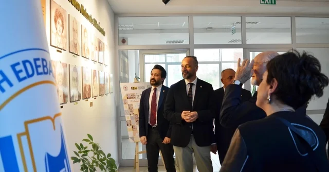 BŞEÜ de İz bırakan muhasebe bilim insanları sergisi açıldı Bilecik Haberleri
