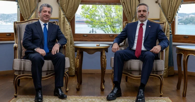İstanbul da kritik temas: Dışişleri Bakanı Fidan IKBY Başbakanı Barzani ile bir araya geldi Politika Haberleri