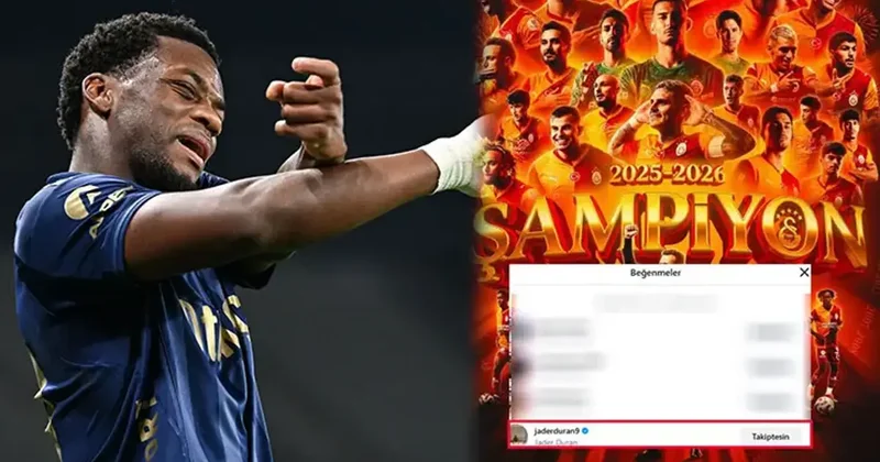 Fenerbahçe nin eski oyuncusu Jhon Duran dan olay hareket! Galatasaray paylaşımına beğeni Fanatik Gazetesi Galatasaray (GS) Haberleri Spor