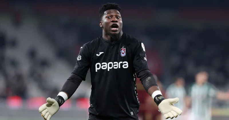 Trabzonspor da sakatlık şoku: Andre Onana