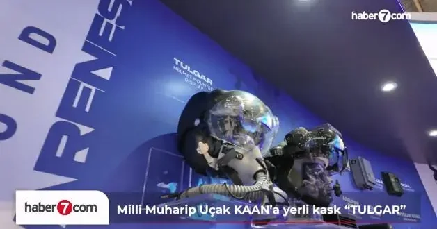 KAAN pilotları için geliştirilen TULGAR kaskı görücüye çıktı
