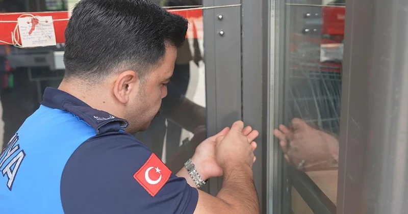 Alanya da Zincir Market Mühürlendi