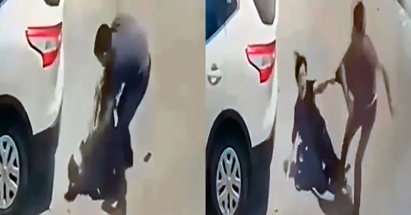 Sözde aşk , göz önünde vahşet: Kadına sokak ortasında kabusu yaşattı! Sözcü Gazetesi