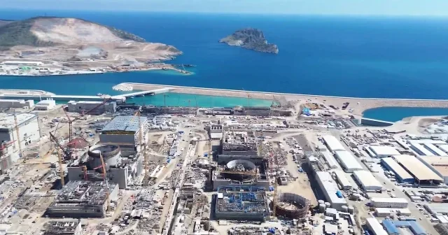 Akkuyu Nükleer Santrali nde tarihi eşik geçildi VİDEO İZLE