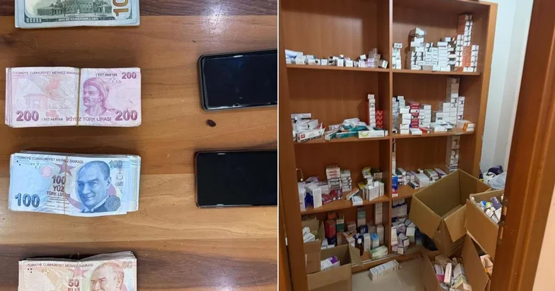 Sahte doktor kıskıvrak yakalandı! Evinden balya balya para çıktı