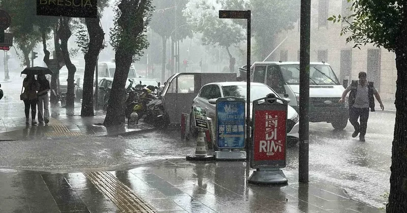 Burdur’da şiddetli yağmur etkili oldu