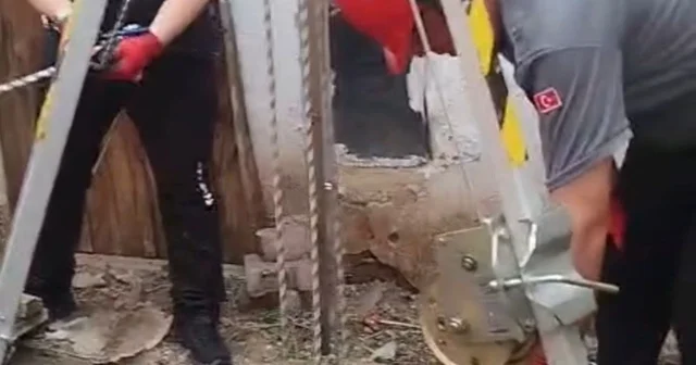 Kuyuya düşen kedi kurtarıldı Kırıkkale Haberleri