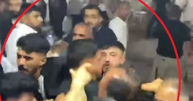 Düğünde silah sıkıldığı ihbarına giden polislerle davetliler arasında arbede Diyarbakır Haberleri