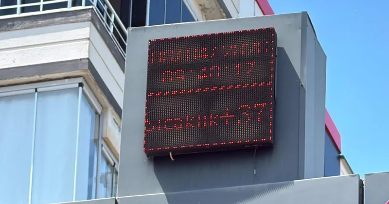 Diyarbakır da Kavurucu Sıcaklar