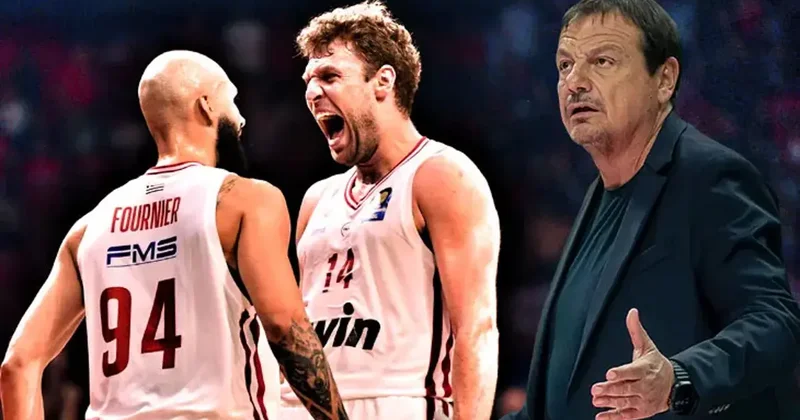 Ergin Ataman ın çıldırtan karar! Diskalifiye edildi... Final serisinde Olympiacos 2 1 öne geçti. Fanatik Gazetesi Basketbol Haberleri Spor