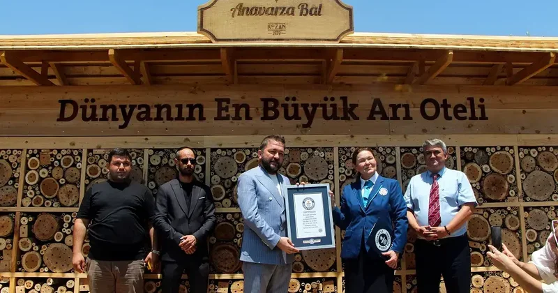 Adana da hayata geçirilen arı oteli dünyanın en büyüğü; Guinness tescil etti