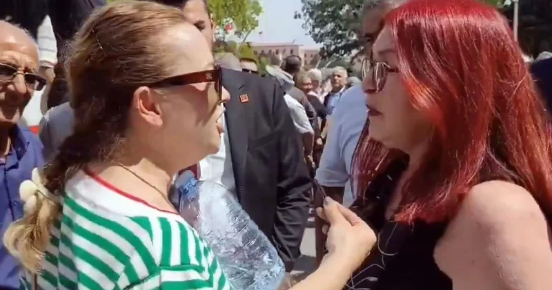 CHP li kadınların sokak ortasında Özel Kılıçdaroğlu kavgası: Küfürler havada uçuştu