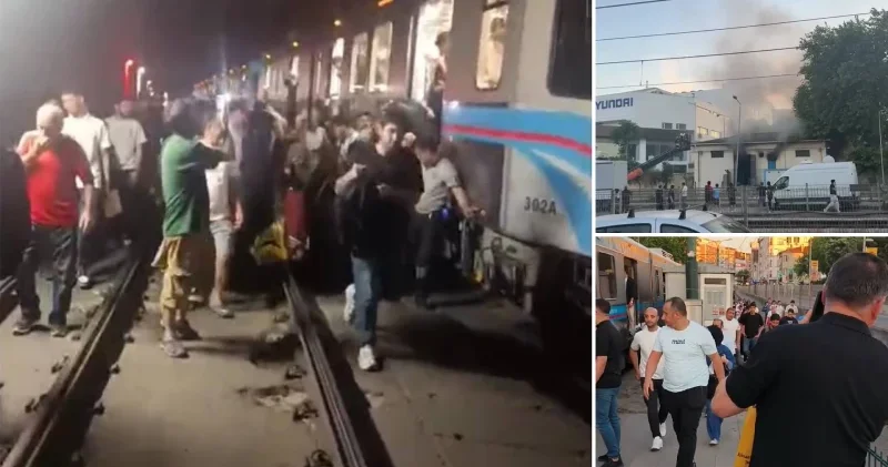 Gaziosmanpaşa da tramvay trafosunda yangın: T4 hattı seferleri durduruldu İstanbul Haberleri